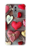 Valentine Hearts Nokia 8.1 Back Cover