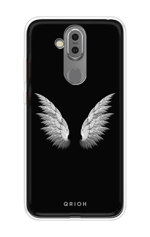 White Angel Wings Nokia 8.1 Back Cover