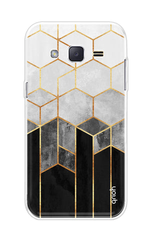 Hexagonal Pattern Samsung J2 Back Cover