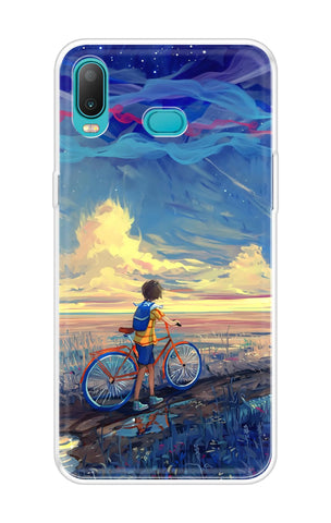 Riding Bicycle to Dreamland Samsung Galaxy A6s Back Cover