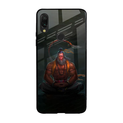 Lord Hanuman Animated Xiaomi Redmi Note 7 Glass Back Cover Online