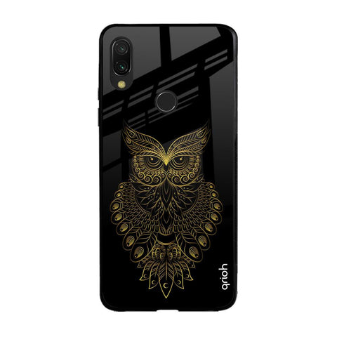 Golden Owl Xiaomi Redmi Note 7 Glass Back Cover Online