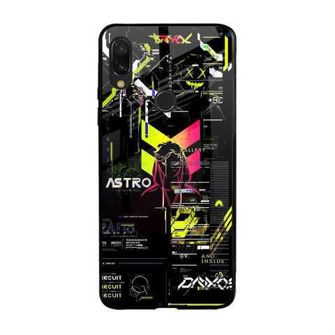Astro Glitch Xiaomi Redmi Note 7 Glass Back Cover Online