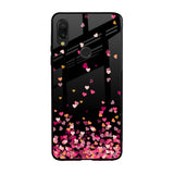 Heart Rain Fall Xiaomi Redmi Note 7 Glass Back Cover Online