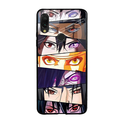 Anime Eyes Xiaomi Redmi Note 7 Glass Back Cover Online