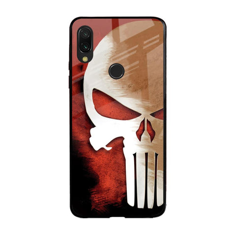 Red Skull Xiaomi Redmi Note 7 Glass Back Cover Online