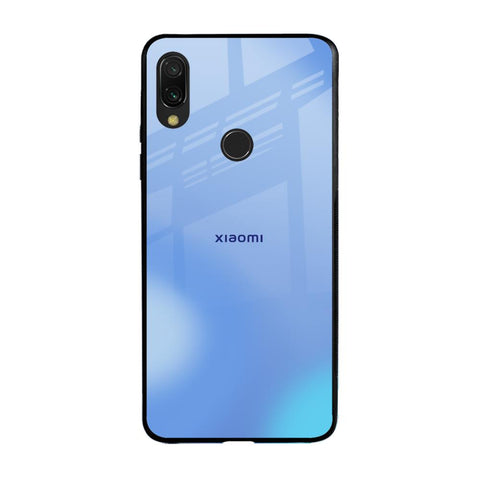 Vibrant Blue Texture Xiaomi Redmi Note 7 Glass Back Cover Online