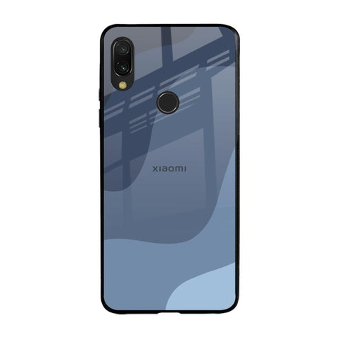 Navy Blue Ombre Xiaomi Redmi Note 7 Glass Back Cover Online
