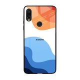 Wavy Color Pattern Xiaomi Redmi Note 7 Glass Back Cover Online