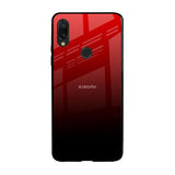 Maroon Faded Xiaomi Redmi Note 7 Glass Back Cover Online