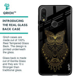 Golden Owl Glass Case for Xiaomi Redmi Note 7