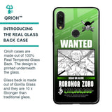 Zoro Wanted Glass Case for Xiaomi Redmi Note 7