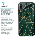 Abstract Green Glass Case For Xiaomi Redmi Note 7