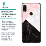 Marble Collage Art Glass Case For Xiaomi Redmi Note 7