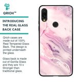 Diamond Pink Gradient Glass Case For Xiaomi Redmi Note 7