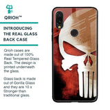 Red Skull Glass Case for Xiaomi Redmi Note 7