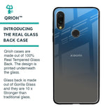 Blue Grey Ombre Glass Case for Xiaomi Redmi Note 7