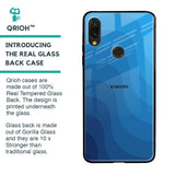 Blue Wave Abstract Glass Case for Xiaomi Redmi Note 7