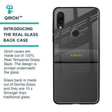 Grey Metallic Glass Case For Xiaomi Redmi Note 7