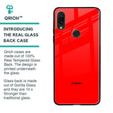 Blood Red Glass Case for Xiaomi Redmi Note 7