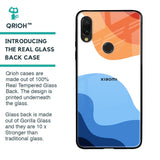 Wavy Color Pattern Glass Case for Xiaomi Redmi Note 7