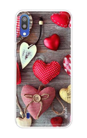 Valentine Hearts Samsung Galaxy M10 Back Cover