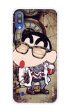 Nerdy Shinchan Samsung Galaxy M10 Back Cover