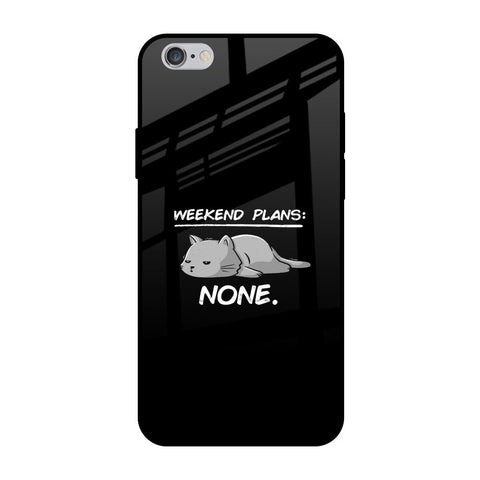 Weekend Plans iPhone 6 Plus Glass Back Cover Online