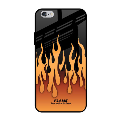 Fire Flame iPhone 6 Plus Glass Back Cover Online