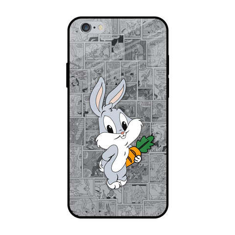 Cute Baby Bunny iPhone 6 Plus Glass Back Cover Online