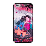Radha Krishna Art iPhone 6 Plus Glass Back Cover Online