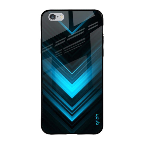 Vertical Blue Arrow iPhone 6 Plus Glass Back Cover Online