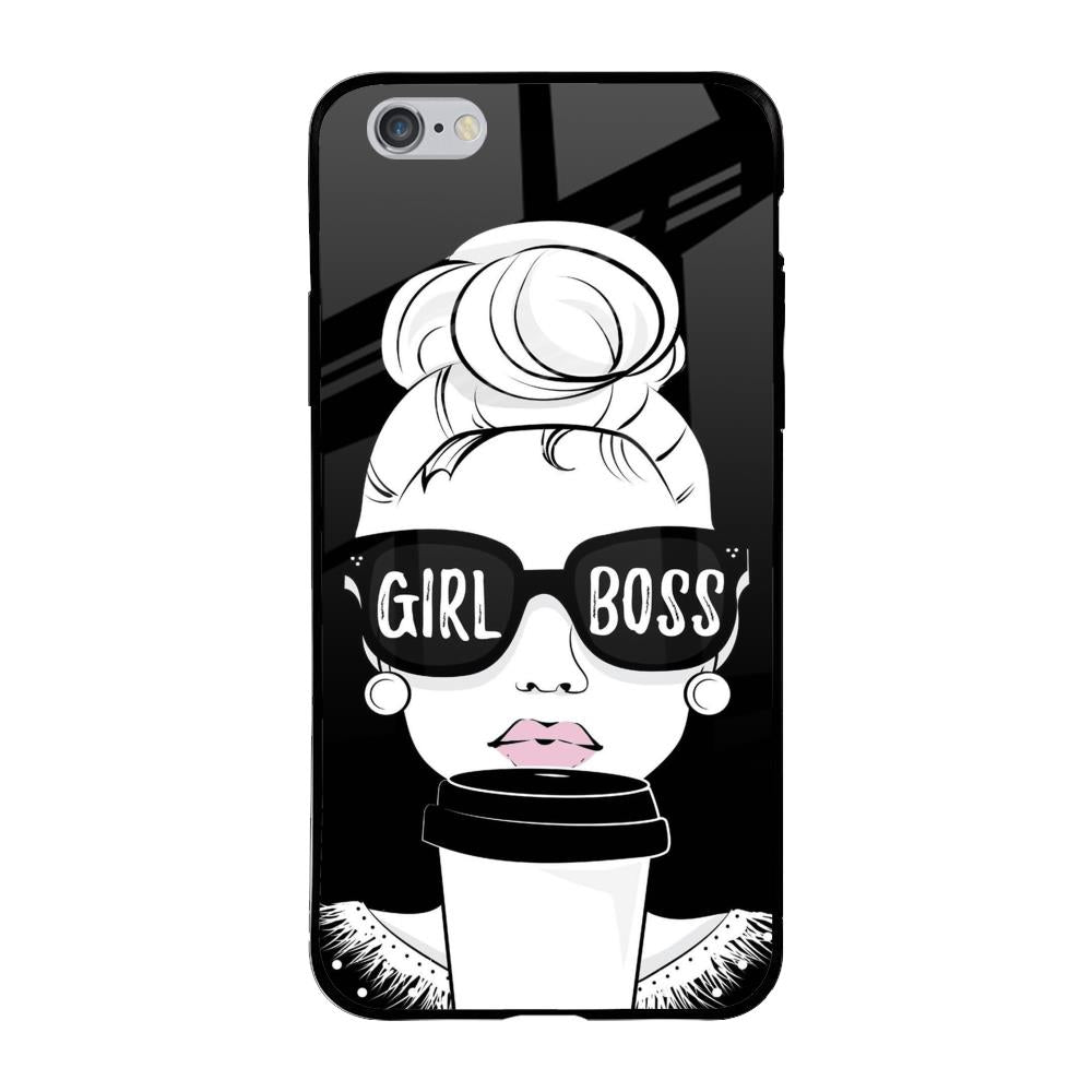 Girl Boss iPhone 6 Plus Glass Back Cover Online