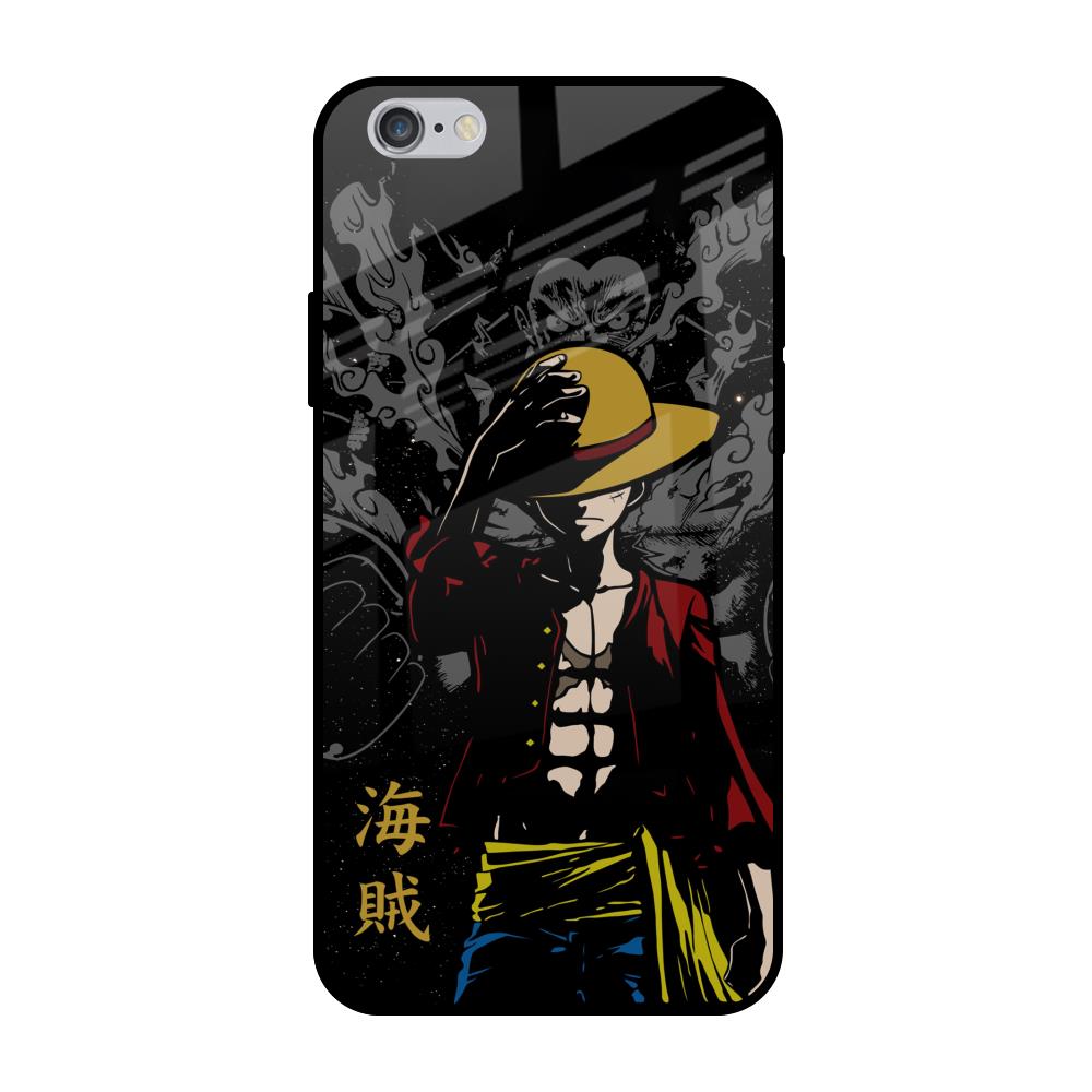 Dark Luffy iPhone 6 Plus Glass Back Cover Online