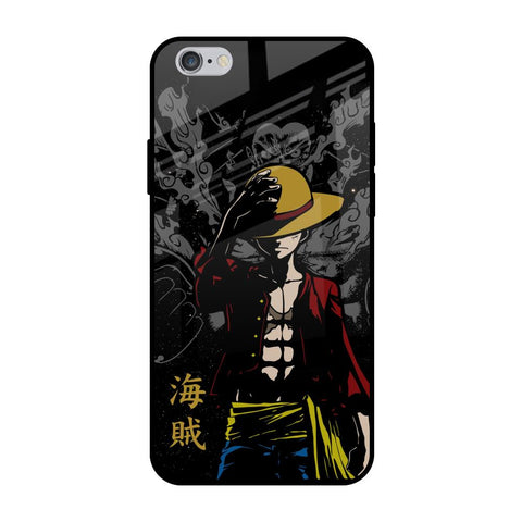 Dark Luffy iPhone 6 Plus Glass Back Cover Online