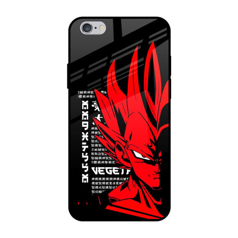 Red Vegeta iPhone 6 Plus Glass Back Cover Online