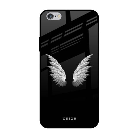 White Angel Wings iPhone 6 Plus Glass Back Cover Online
