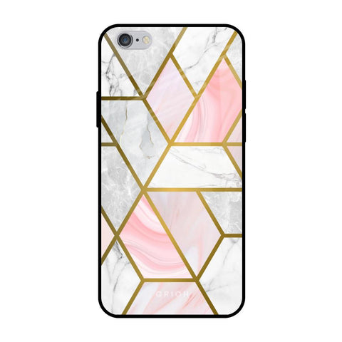 Geometrical Marble iPhone 6 Plus Glass Back Cover Online