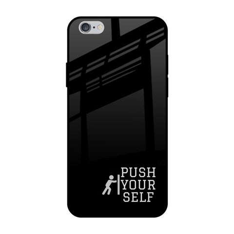 Push Your Self iPhone 6 Plus Glass Back Cover Online