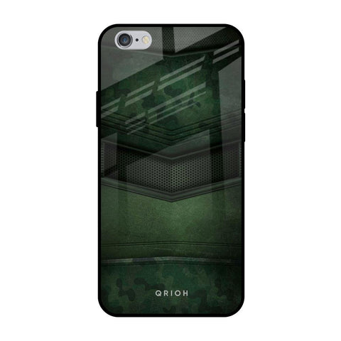Green Leather iPhone 6 Plus Glass Back Cover Online