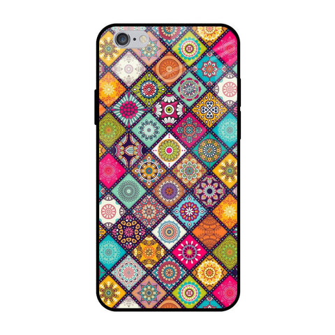 Multicolor Mandala iPhone 6 Plus Glass Back Cover Online