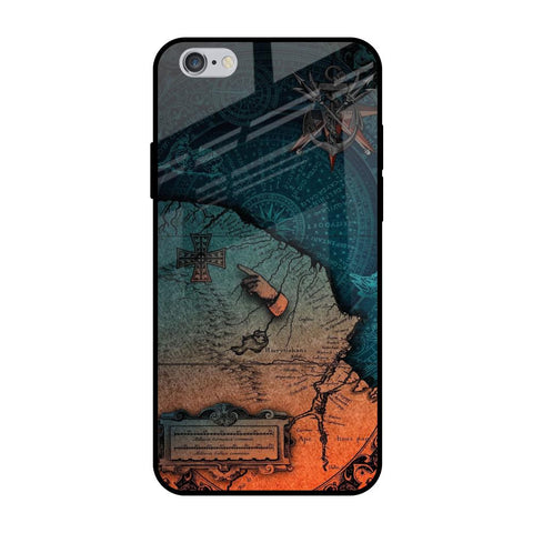 Geographical Map iPhone 6 Plus Glass Back Cover Online