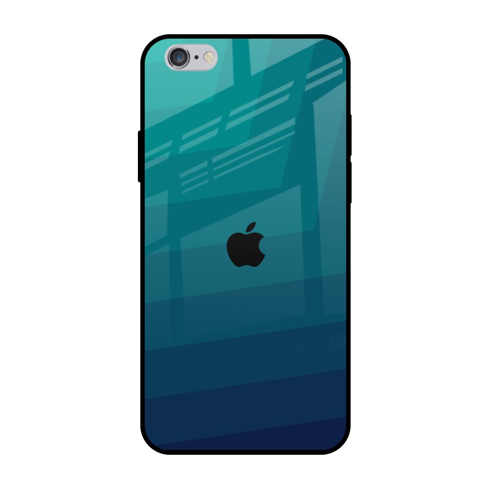 Green Triangle Pattern iPhone 6 Plus Glass Back Cover Online
