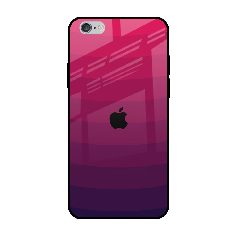 Wavy Pink Pattern iPhone 6 Plus Glass Back Cover Online