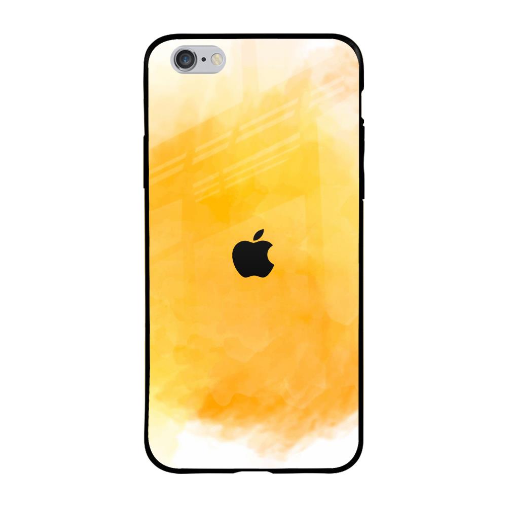 Rustic Orange iPhone 6 Plus Glass Back Cover Online