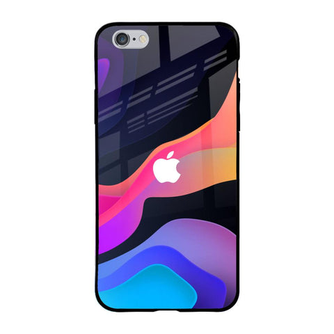 Colorful Fluid iPhone 6 Plus Glass Back Cover Online