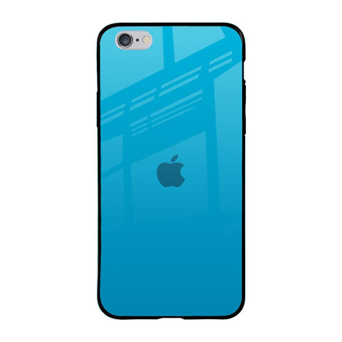 Blue Aqua iPhone 6 Plus Glass Back Cover Online