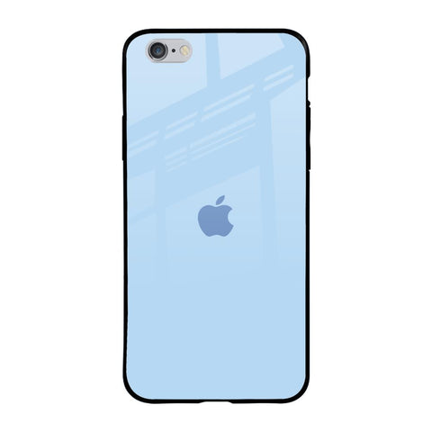 Pastel Sky Blue iPhone 6 Plus Glass Back Cover Online