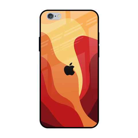 Magma Color Pattern iPhone 6 Plus Glass Back Cover Online