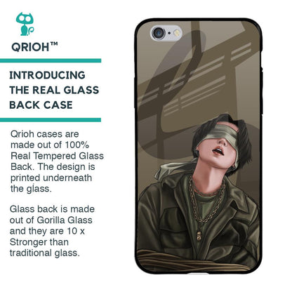 Blind Fold Glass Case for iPhone 6 Plus